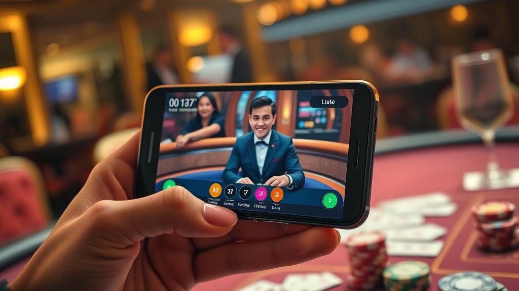 เกมบาคาร่าสด N2Live บนมือถือ