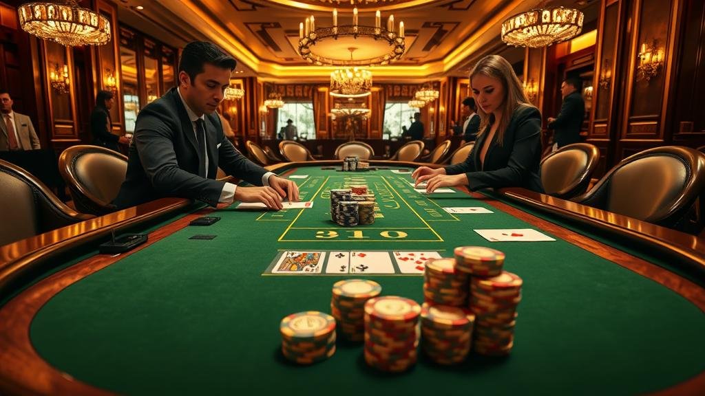 เลือกห้องบาคาร่า EBet และ Evolution