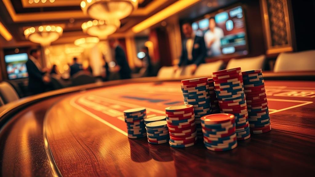 ดีลเลอร์กำลังเปิดไพ่บาคาร่าแบบสปีดสควีซ