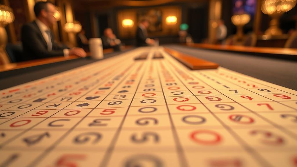 การบันทึกผลการเล่นบาคาร่า