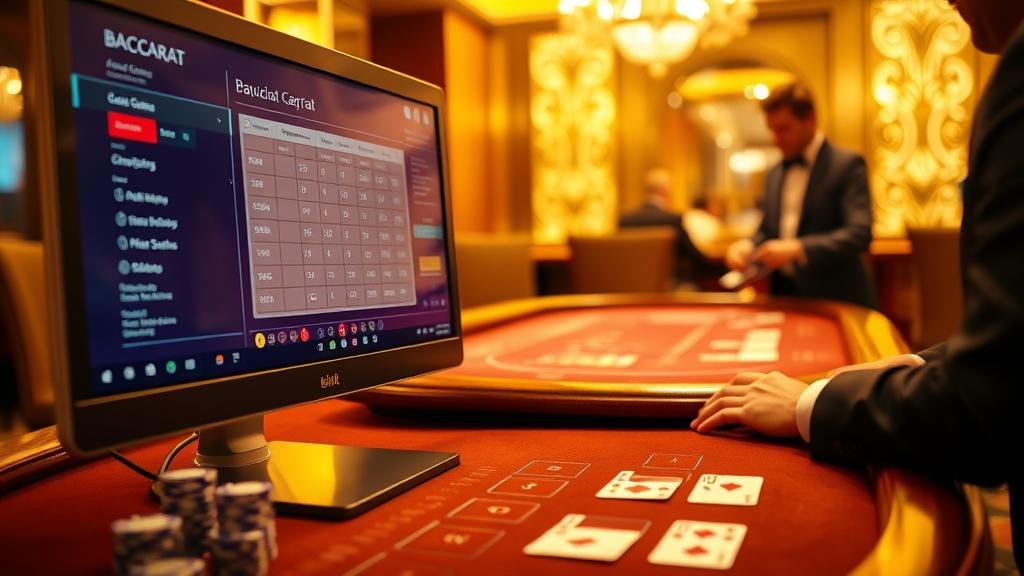 การติดตามผลการเล่นบาคาร่าบนแท็บเล็ต