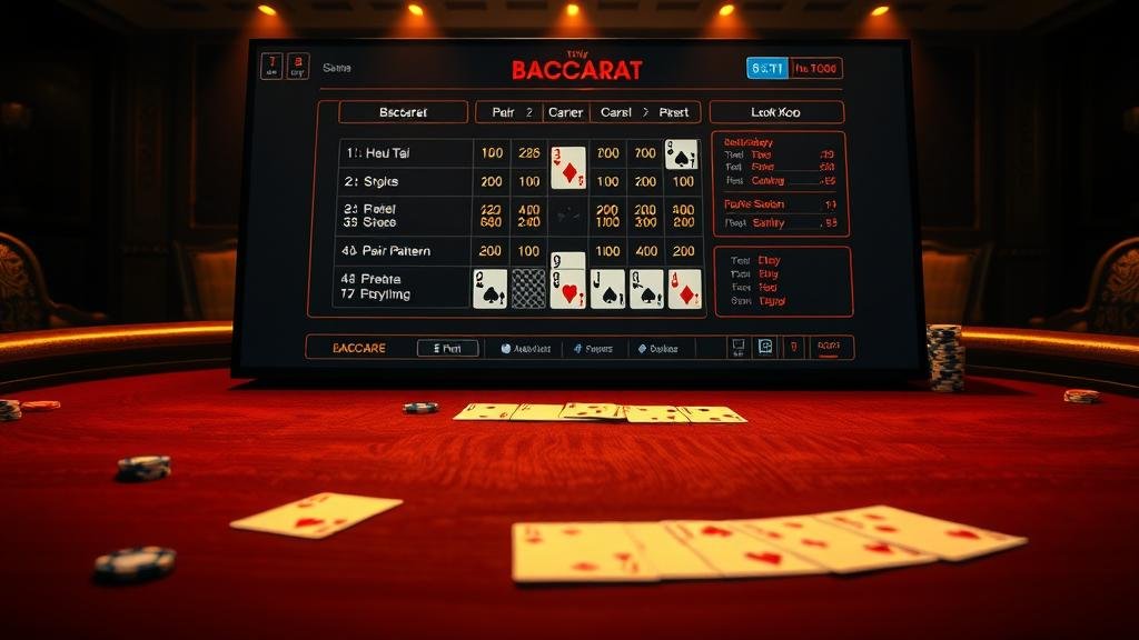 Infographic แสดงการตั้งเป้ากำไรและลิมิตขาดทุนในบาคาร่า