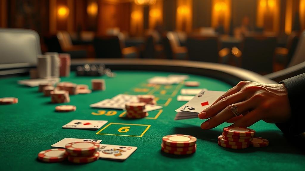 ภาพตัวอย่างเค้าไพ่บาคาร่าสลับยาว