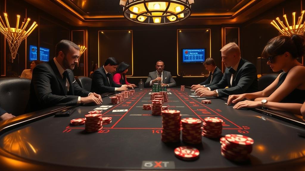 เปรียบเทียบบรรยากาศห้องบาคาร่าจากค่าย LuckyStreak, EBet, และ Sexy Baccarat