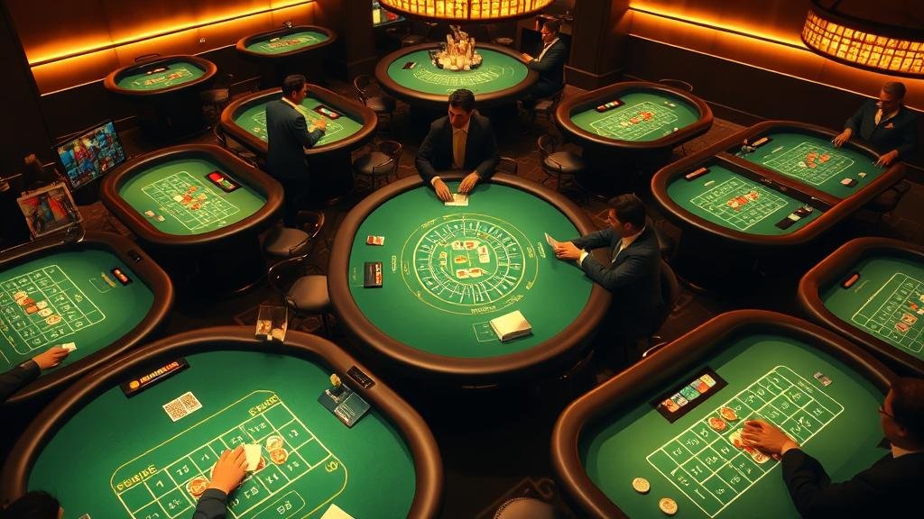 ตารางแสดงเค้าไพ่บาคาร่าแบบต่างๆ