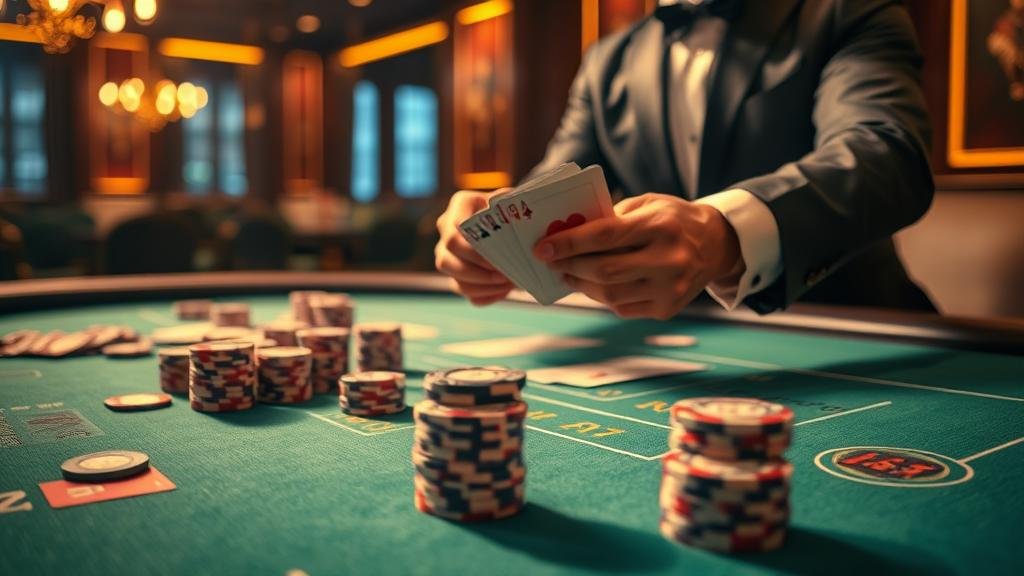 การเปิดไพ่บาคาร่าแบบสควีซ