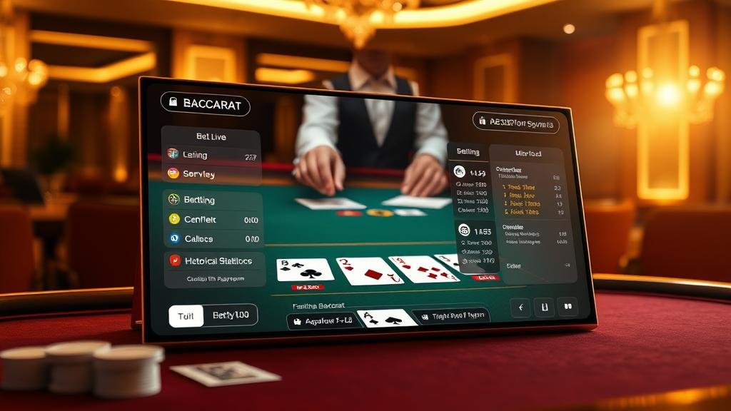 ตัวอย่างเค้าไพ่ปิงปองและสามตัดในบาคาร่า