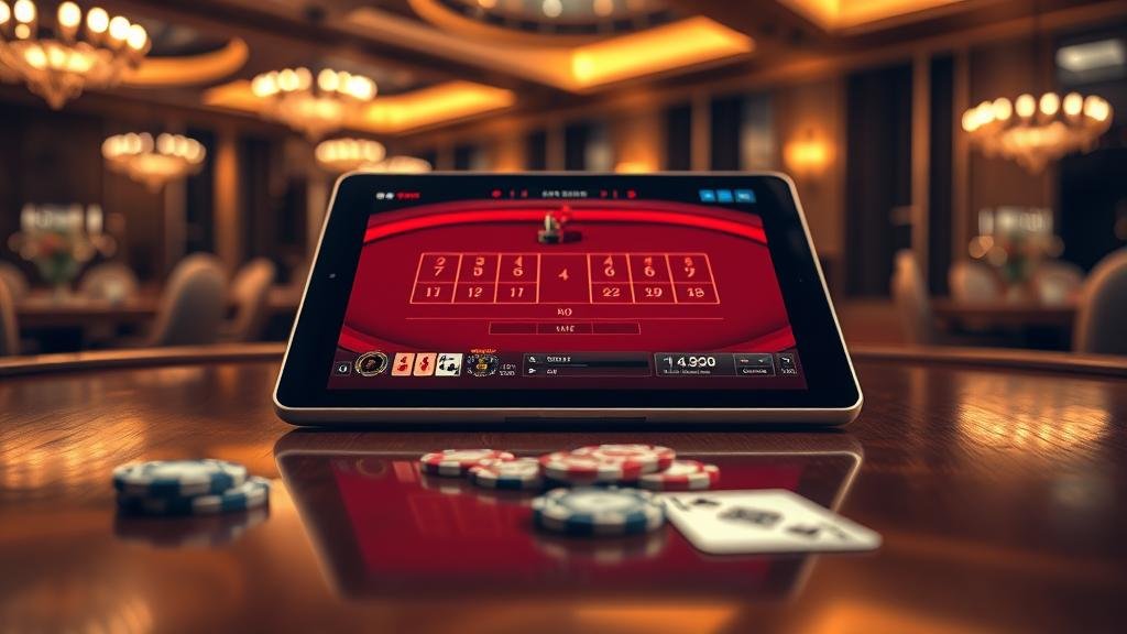 กราฟแสดงผลกำไรจากการเล่นบาคาร่าบนมือถือ