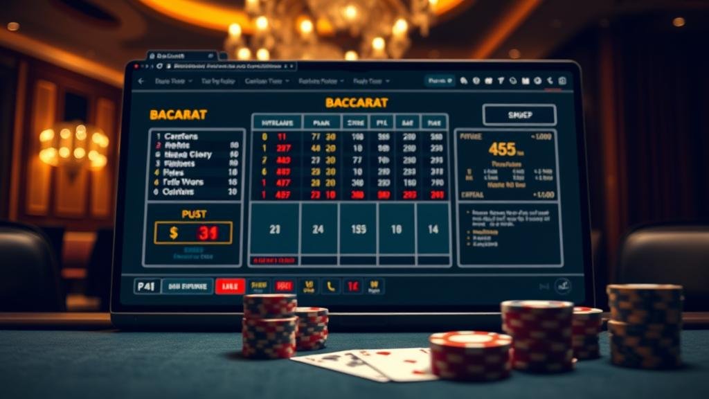 แดชบอร์ดวิเคราะห์สถิติบาคาร่า