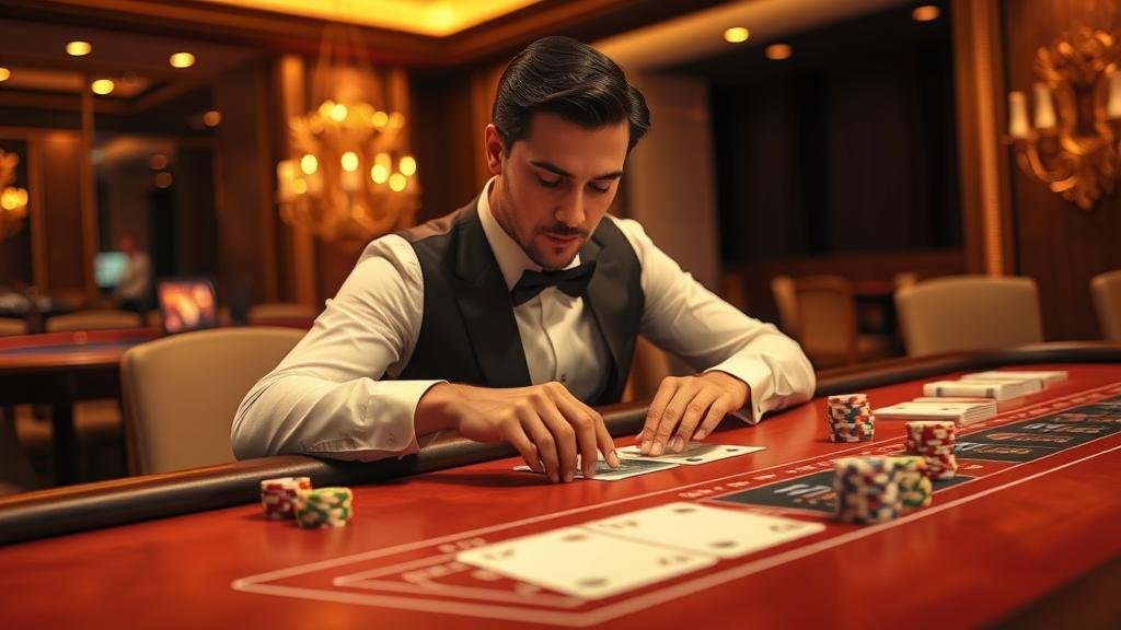 หน้าจอแสดงโต๊ะบาคาร่าไลฟ์สดหลากหลายค่าย