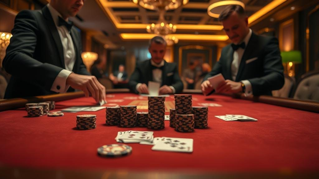 ภาพแสดงการเดินเงินแบบฟีโบนัชชีในบาคาร่า