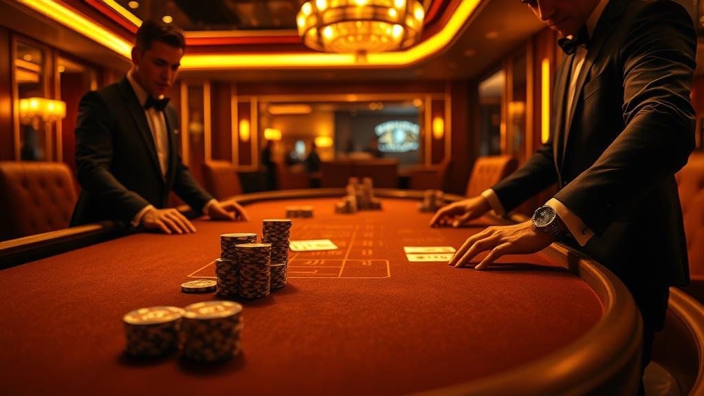 การวางชิปอย่างมีกลยุทธ์บนโต๊ะบาคาร่า