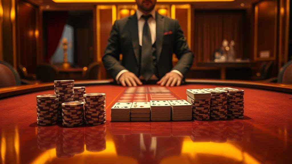 ตัวอย่างเค้าไพ่บาคาร่า มังกร สามตัด ลูกปัด