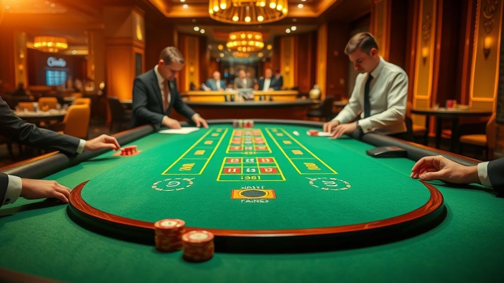 หน้าจอเกมบาคาร่า XPG พร้อมสถิติ