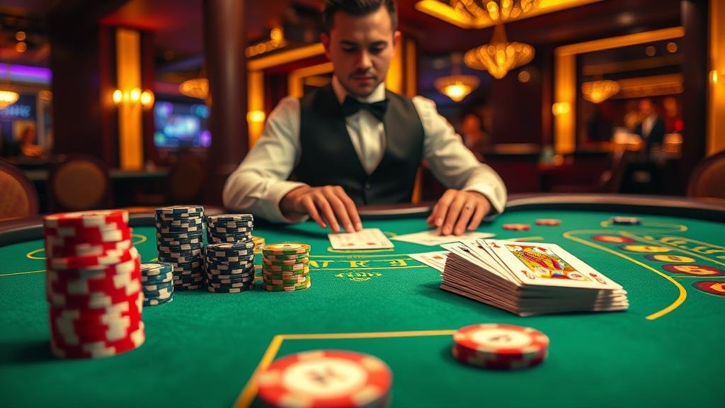 หน้าจอเกมบาคาร่า Playtech พร้อมฟีเจอร์พิเศษ