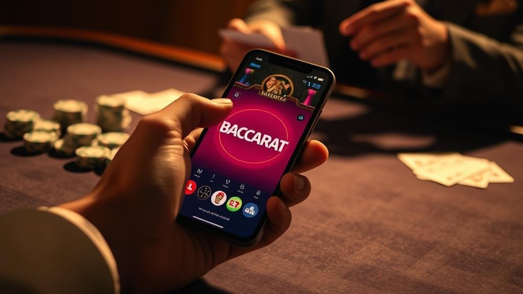 หน้าจอแสดงผลบาคาร่าบนมือถือ