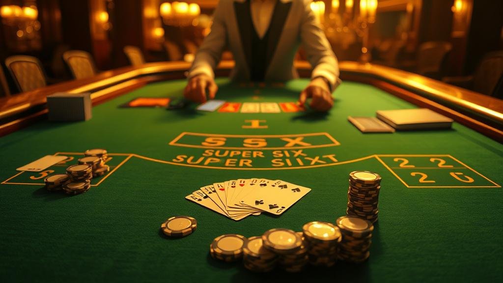 บาคาร่า ห้องฟ้า: อินไซต์เดินเงิน ฉบับย่อ วิเคราะห์อัตราจ่าย ซูเปอร์ซิกส์ ชัดเจน