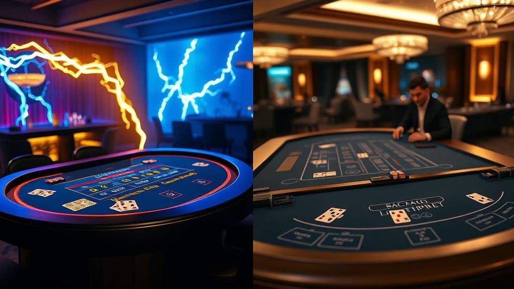 บาคาร่าสายฟ้า ทุนน้อย: เทคนิคเลือกห้อง Evolution เข้าใจง่าย สลับค่ายไว