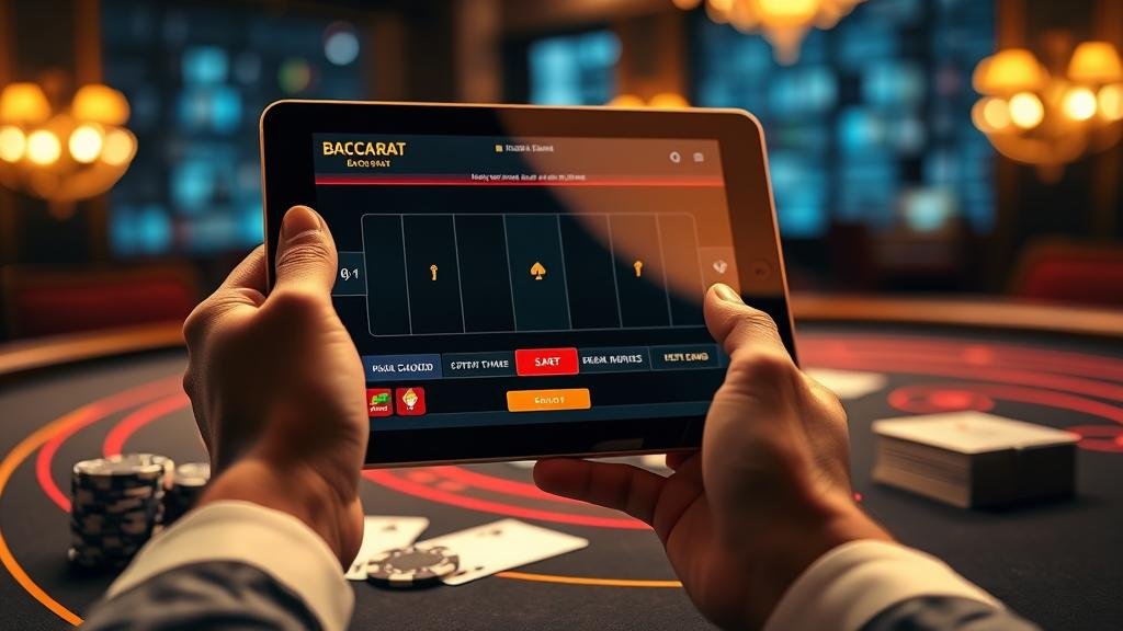 สถิติเกมบาคาร่าบนแท็บเล็ต