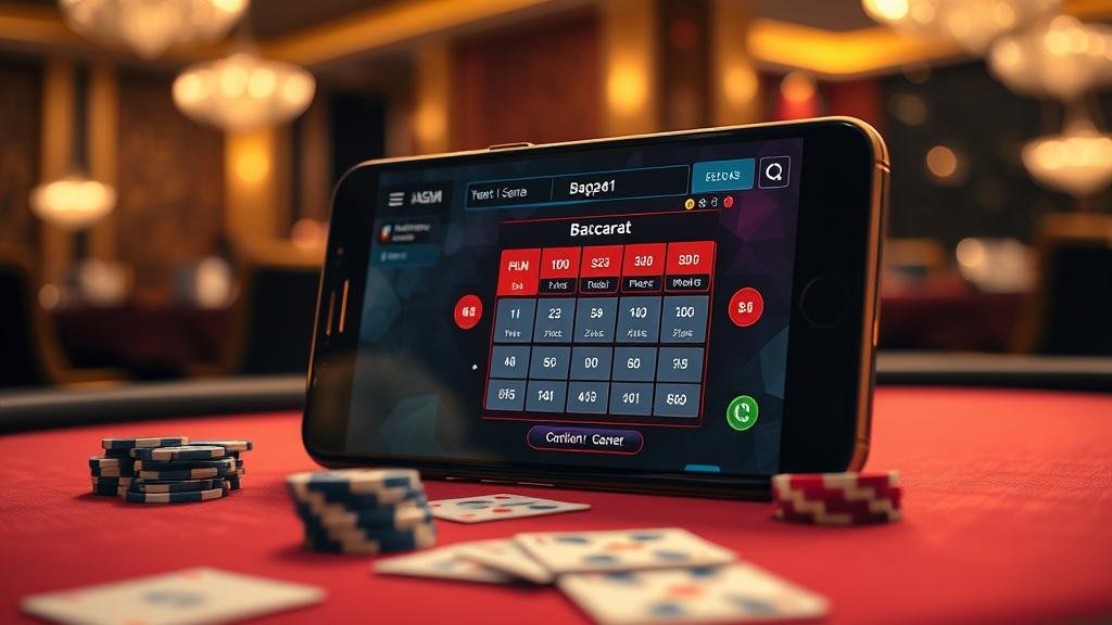 การวิเคราะห์สถิติบาคาร่าผ่านเบราว์เซอร์มือถือ