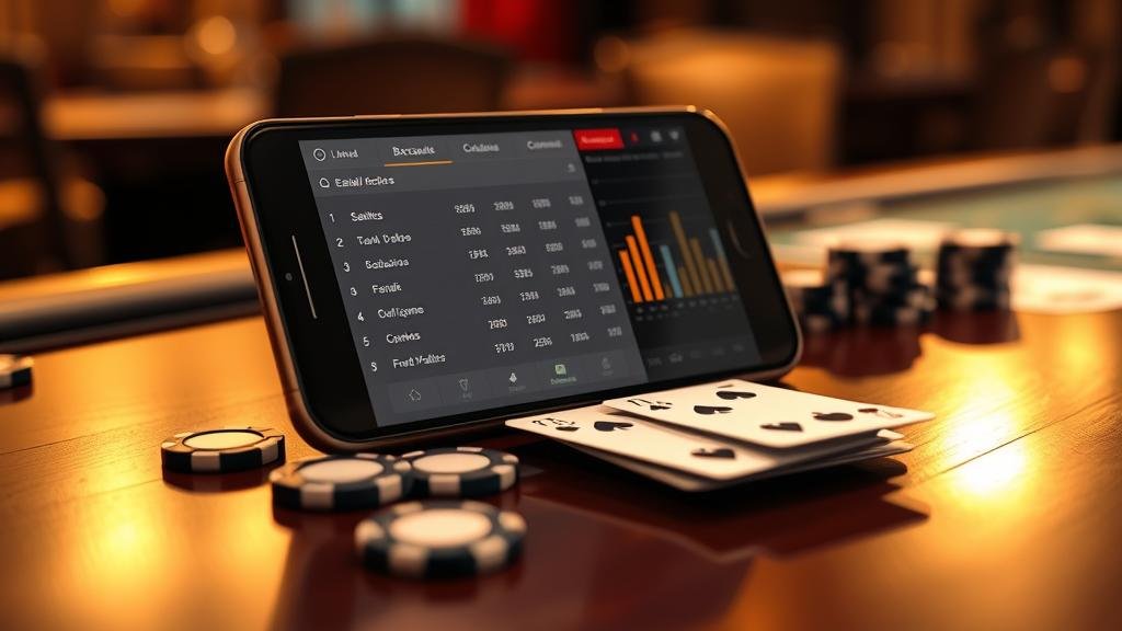 แดชบอร์ดบริหารจัดการบาคาร่าบนแท็บเล็ต