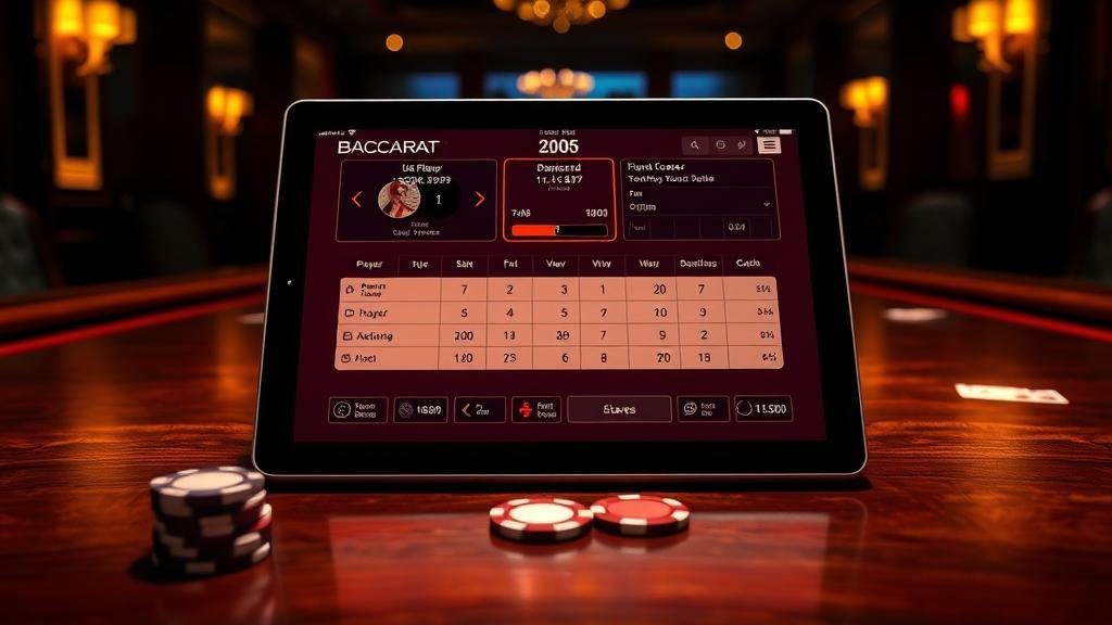 ภาพอินโฟกราฟิกแสดงกลยุทธ์การเดินเงินบาคาร่า