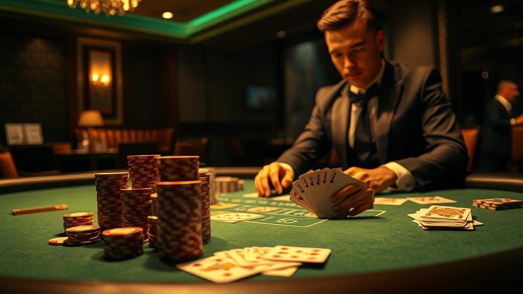 การแสดงผลสถิติและรูปแบบไพ่บาคาร่าบนแท็บเล็ต