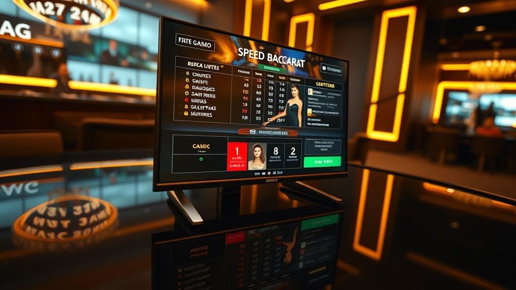 เปรียบเทียบหน้าจอเกมบาคาร่า AG และ Allbet