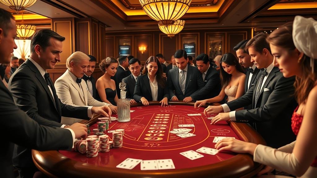 หน้าจอแสดงผลสถิติและอัตราจ่ายบาคาร่า