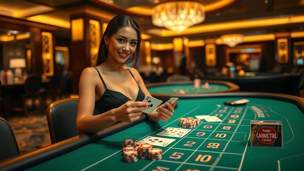 หน้าจอทดลองเล่น Sexy Baccarat เปรียบเทียบกับเงินจริง