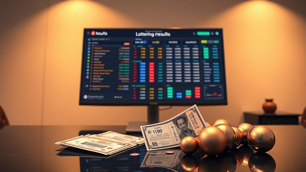 กราฟแสดงผลดัชนีหุ้น พร้อมตัวเลขรางวัลหวยหุ้น