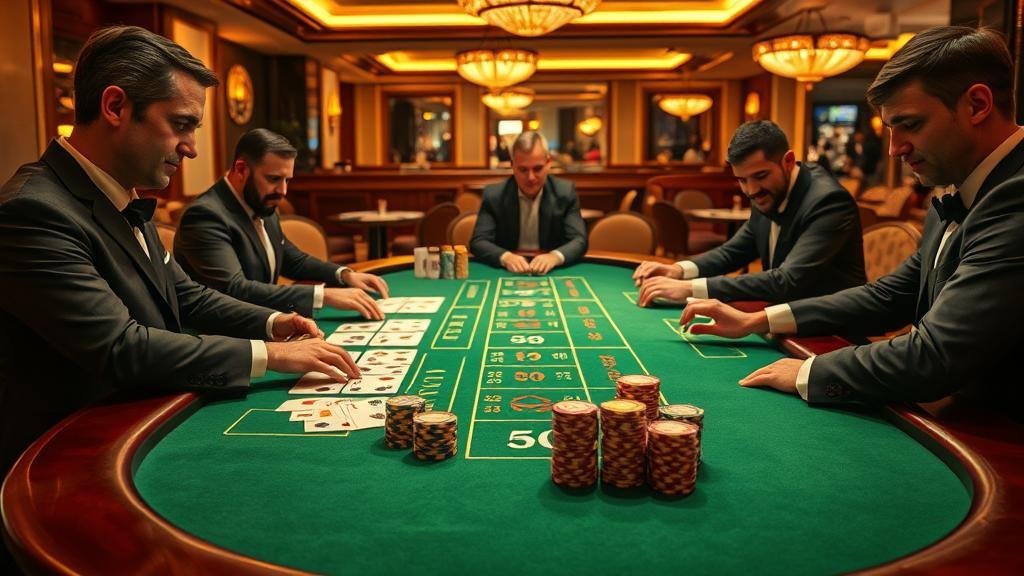 แผนภาพกลยุทธ์การเล่นพนันออนไลน์