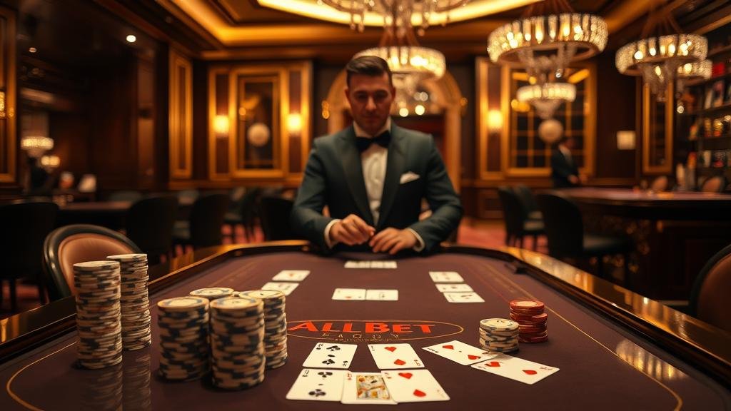 เปรียบเทียบโต๊ะบาคาร่า AllBet กับค่ายอื่น