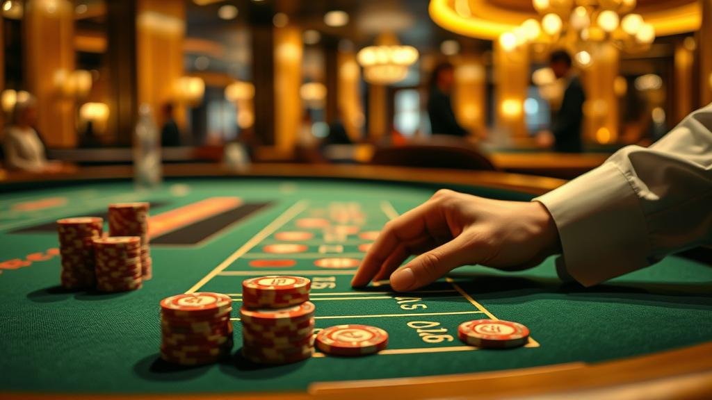 สตรีมเมอร์กำลังเล่นบาคาร่าออนไลน์