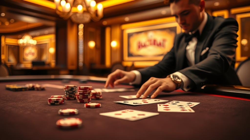 หน้าจอเกมคาสิโนสดหลากหลายประเภท