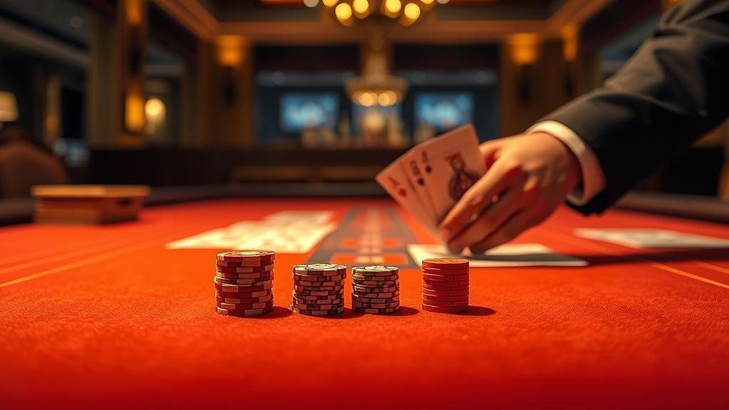 ภาพเปรียบเทียบบันไดสู่เป้าหมายกำไรในการเล่นบาคาร่า