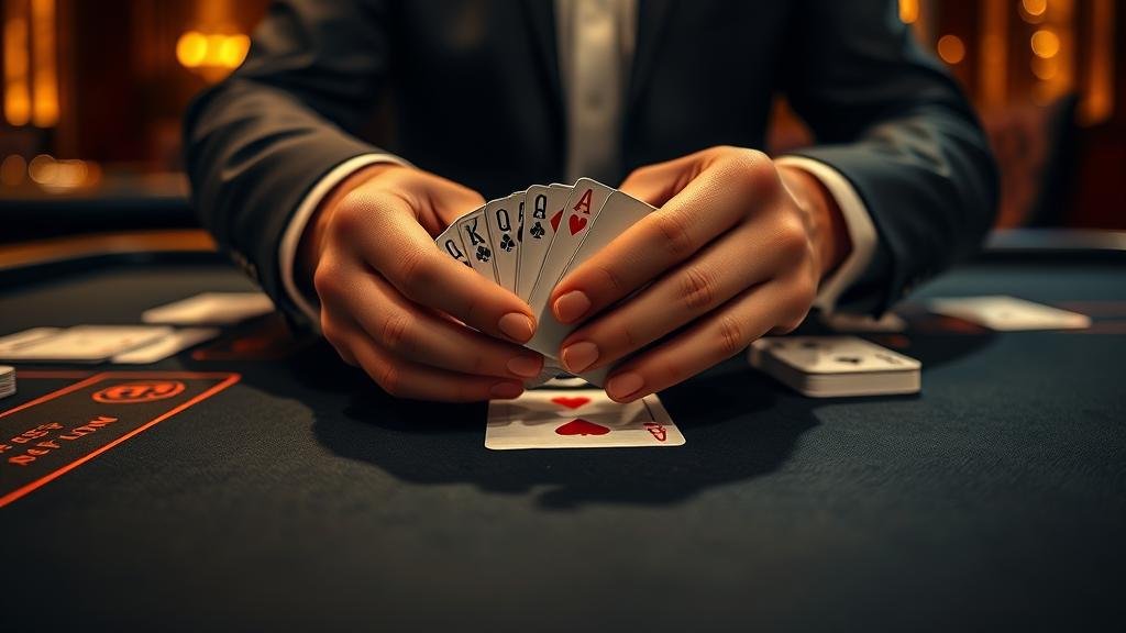 กราฟิกแสดงการเพิ่มขึ้นของชิปและการชนะในบาคาร่า