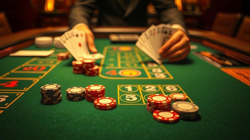 ภาพแสดงหลักการเดินเงินแบบ Flatbet ในบาคาร่า