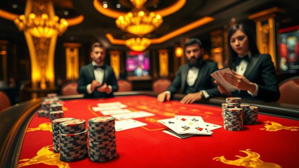 กราฟิกแสดงกลยุทธ์การบริหารเงินทุนบาคาร่า