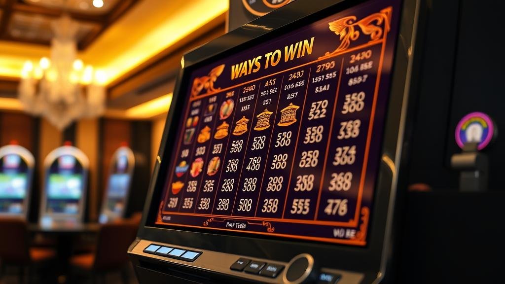 ภาพกราฟิกแสดงการชนะแจ็กพอตสล็อต