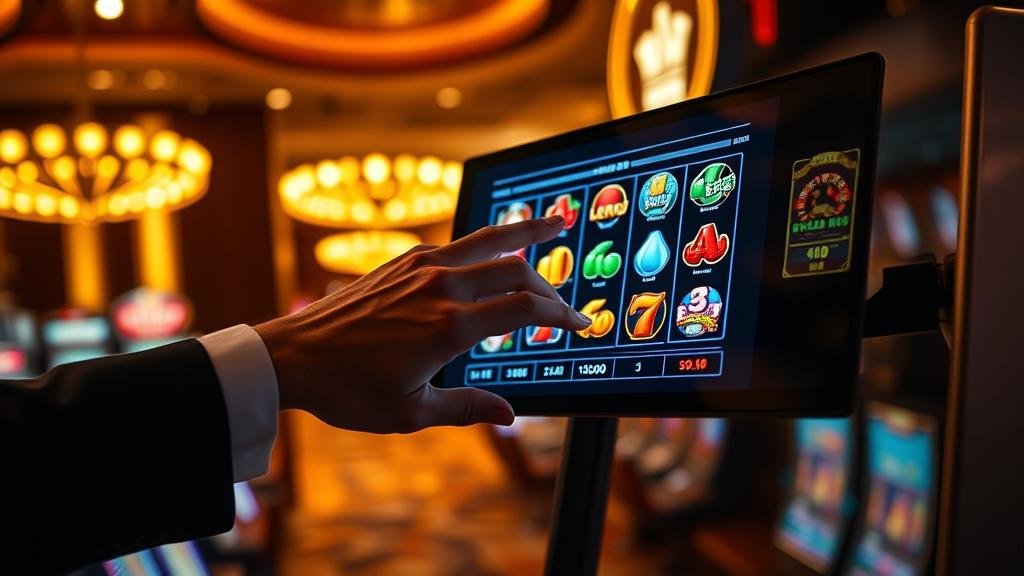 ปุ่มซื้อฟรีสปินบนหน้าจอเกมสล็อต