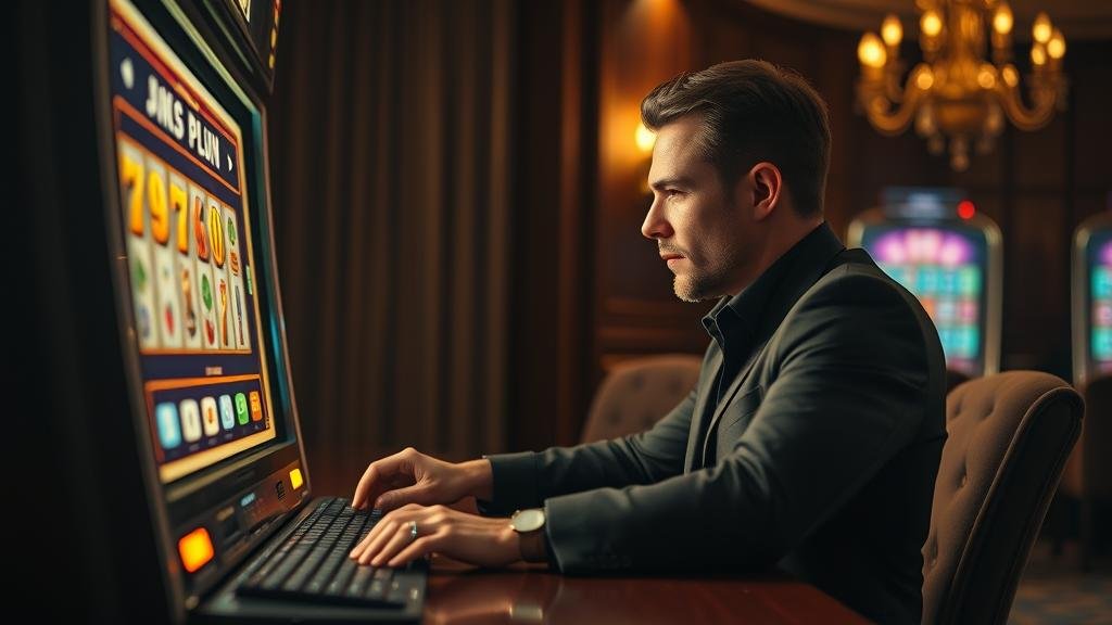 แผงควบคุมเกมสล็อตพร้อมฟีเจอร์ออโต้สปิน