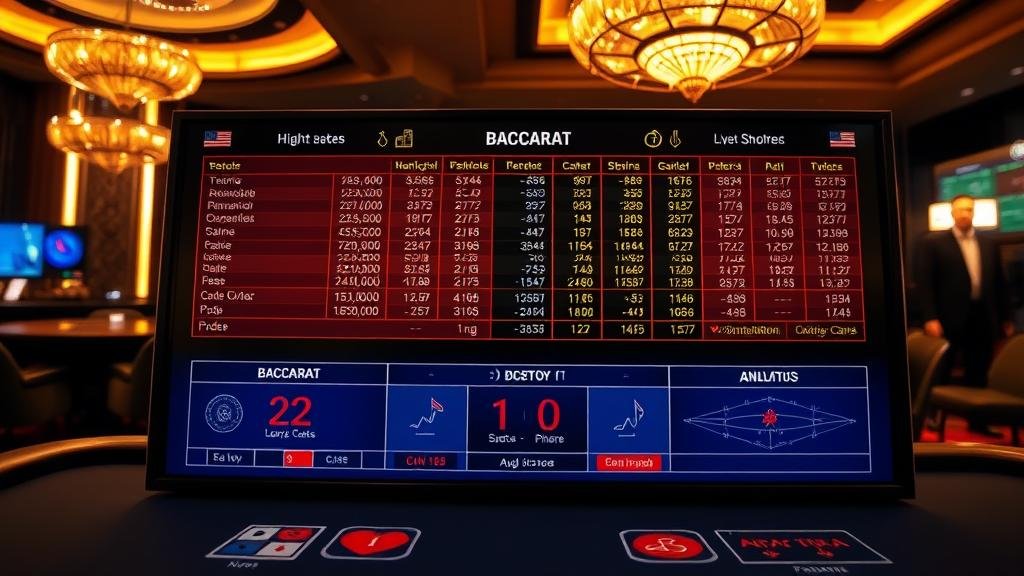 ตารางวิเคราะห์สถิติบาคาร่า AE/SA