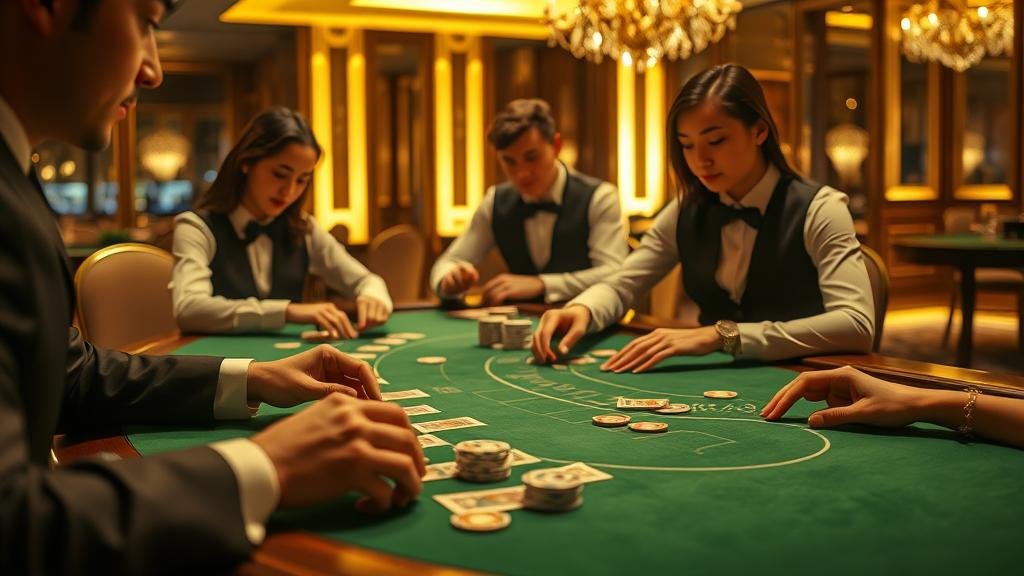 ตารางแสดงเค้าไพ่บาคาร่าแบบต่างๆ