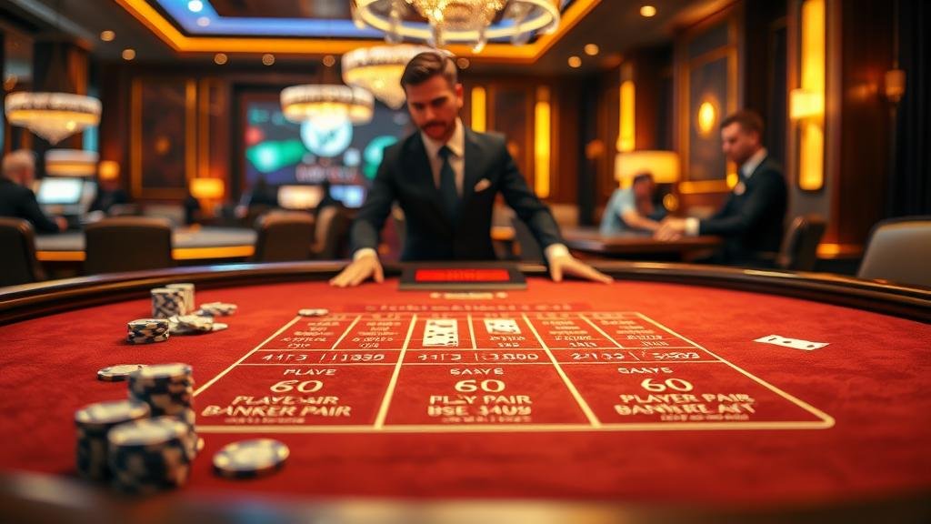 การแสดงผลรูปแบบไพ่ปิงปองในบาคาร่า