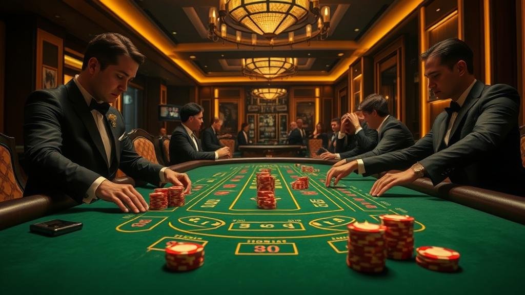 ภาพตัวอย่างเค้าไพ่บาคาร่า: มังกร, ปิงปอง, สามติด