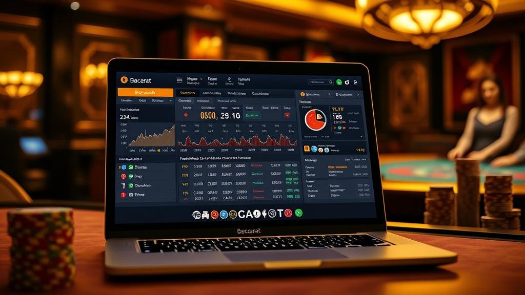 ตารางบันทึกผลการเล่นบาคาร่าบนคอมพิวเตอร์