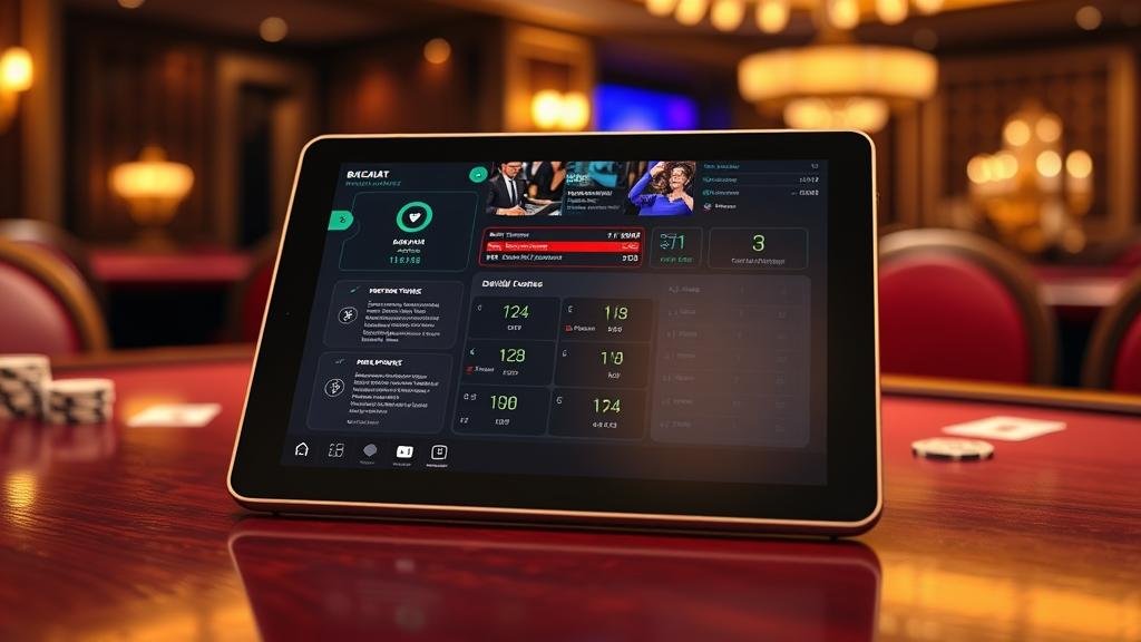 สถิติบาคาร่าบนแท็บเล็ต
