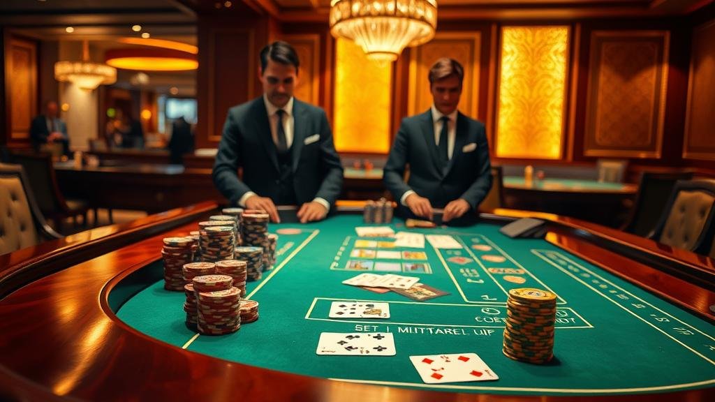 การวางเดิมพันบาคาร่าในห้องพิเศษ