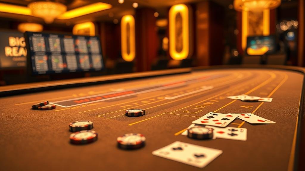 ตัวอย่างเค้าไพ่บาคาร่าลูกปัดและถนนไม้ขีด